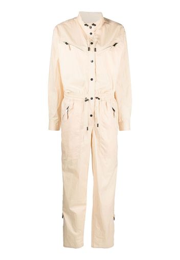 Isabel Marant Étoile elasticated waist cotton jumpsuit - Toni neutri