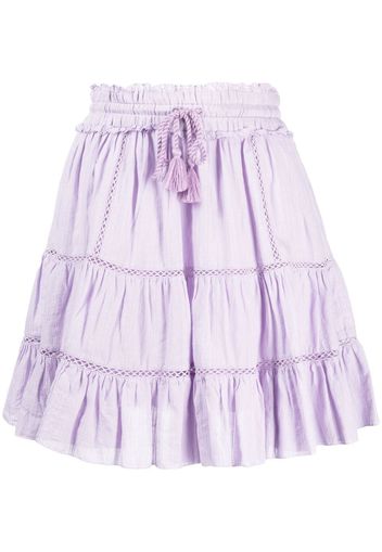 Isabel Marant Étoile drawstring-waist tiered skirt - Viola