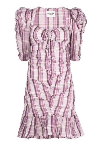 Isabel Marant Étoile plaid-check print dress - Rosa