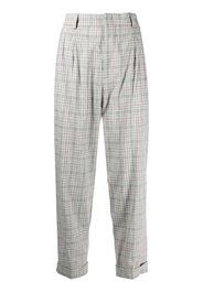 Isabel Marant Étoile checked cropped trousers - Grigio