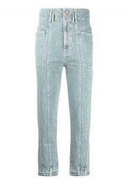 Isabel Marant Étoile high-rise straight-leg jeans - Blu