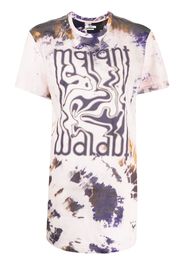 Isabel Marant Étoile T-shirt con stampa - Marrone