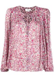 Isabel Marant Étoile abstract-print blouse - Rosa