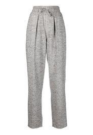 Isabel Marant Étoile Miroki drawstring tapered trousers - Grigio