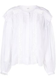 Isabel Marant Étoile Georgina lace-detail blouse - Bianco