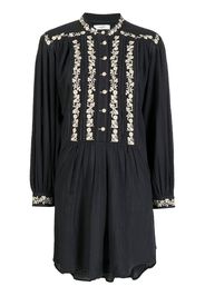 Isabel Marant Étoile Gena floral-embroidered dress - Nero