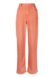 Isabel Marant Étoile high-waisted straight-leg jeans - Arancione