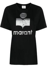 Isabel Marant Étoile logo-print T-shirt - Nero