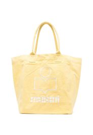 Isabel Marant Étoile logo-print tote bag - Giallo