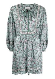 Isabel Marant Étoile floral cotton minidress - Verde