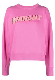 Isabel Marant Étoile Felpa con stampa Marant - Rosa