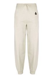 Isabel Marant Étoile embroidered logo track pants - Toni neutri