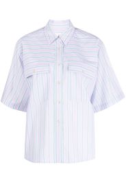 Isabel Marant Étoile striped short-sleeve shirt - Verde