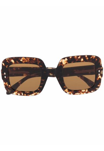 Isabel Marant Eyewear Occhiali da sole squadrati - Marrone