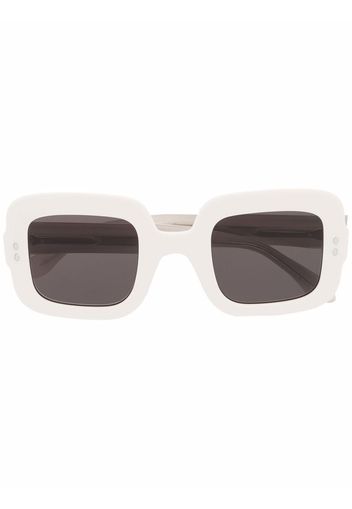 Isabel Marant Eyewear Occhiali da sole squadrati - Bianco