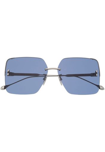 Isabel Marant Eyewear square tinted sunglasses - Blu