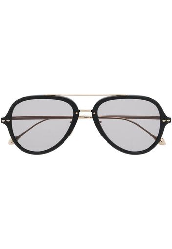 Isabel Marant Eyewear Occhiali da sole stile pilota - Nero