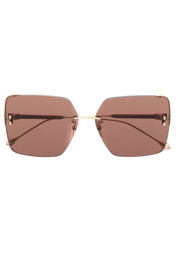 Isabel Marant Eyewear square-frame sunglasses - Oro