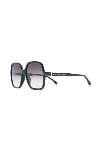 Isabel Marant Eyewear Occhiali da sole squadrati - Nero