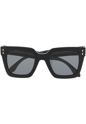 Isabel Marant Eyewear square frame oversized sunglasses - Nero