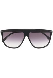 Isabel Marant Eyewear Occhiali da sole con montatura a giorno - Nero Occhiali da sole oversize - Nero