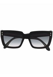 Isabel Marant Eyewear geometric-frame sunglasses - Giallo Occhiali da sole cat-eye - Nero