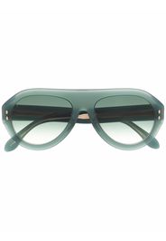 Isabel Marant Eyewear Occhiali da sole modello aviator - Verde