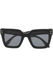 Isabel Marant Eyewear square frame oversized sunglasses - Nero