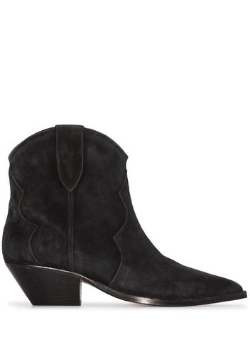 Black Dewina suede ankle boots