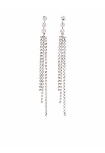 Isabel Marant gemstone-hanging earrings - Argento