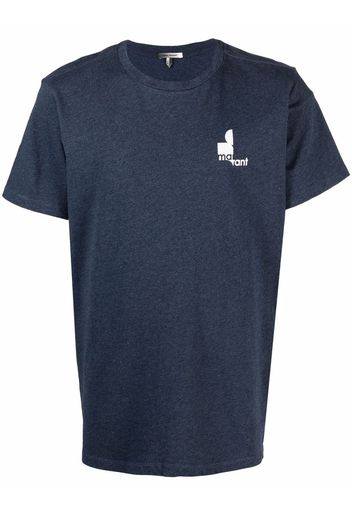 Isabel Marant T-shirt Zafferh con stampa - Blu