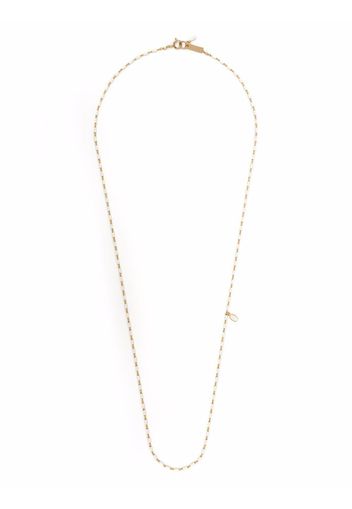 Isabel Marant beaded chain necklace - Bianco