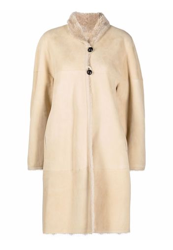 Isabel Marant Abazoe suede coat - Toni neutri