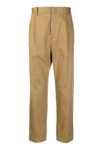 Isabel Marant Pantaloni crop sartoriali - Marrone