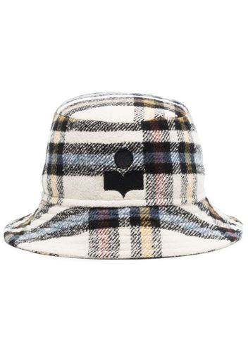 Isabel Marant Cappello bucket Haley a quadri - Blu