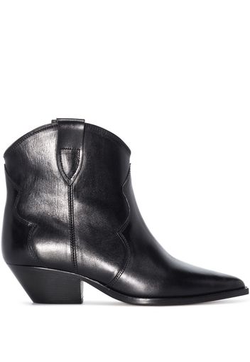 Isabel Marant polished-finish pointed-toe boots - Nero