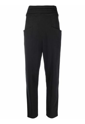 Isabel Marant high-waisted tapered trousers - Nero