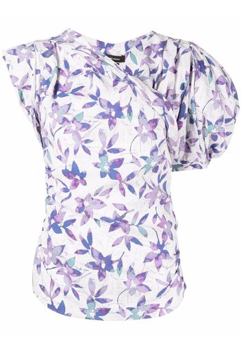 Isabel Marant Madinea floral-print blouse - Viola