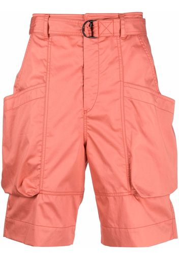 Isabel Marant belted cargo shorts - Rosa