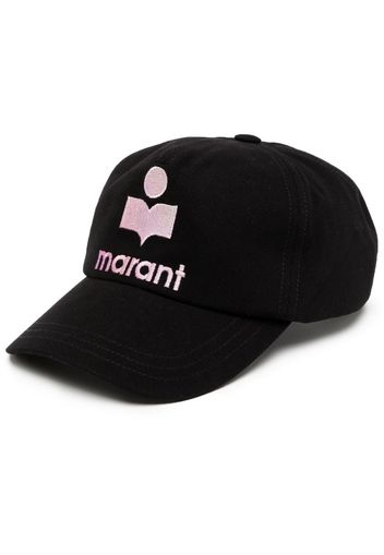 Isabel Marant Cappello da baseball con ricamo - Nero