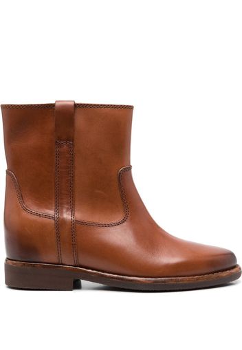 Isabel Marant Susee leather ankle boots - Marrone