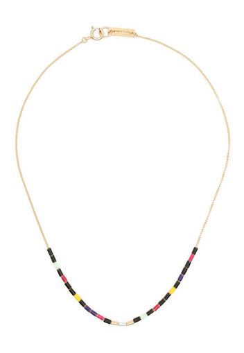 Isabel Marant resin bead detail necklace - Oro