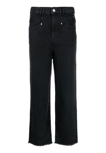 Isabel Marant straight-leg denim jeans - Nero