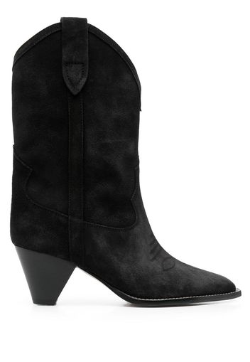 Isabel Marant suede Western boots - Nero