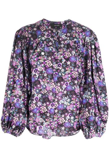 Isabel Marant Zara floral-print blouse - Viola