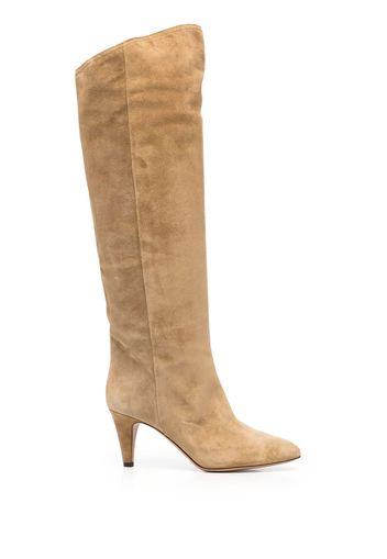 Isabel Marant suede 38mm knee boots - Toni neutri