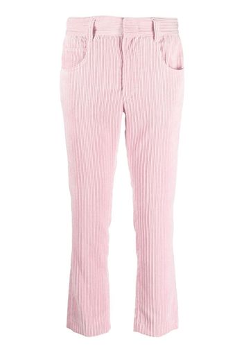 Isabel Marant Tilorsya corduroy straight trousers - Rosa