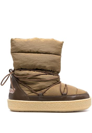 Isabel Marant Zimlee padded snow boots - Verde