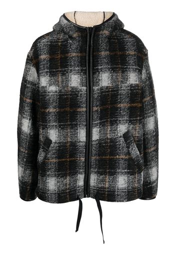 Isabel Marant check Kurtis bomber jacket - Grigio