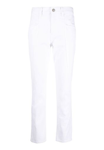 Isabel Marant panelled skinny-cut jeans - Bianco